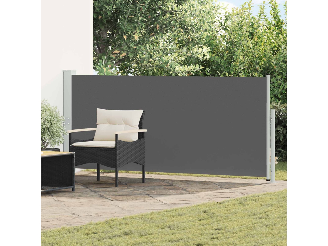 Vidaxl Toldo Lateral Retrátil 117 X 600 Cm Poliéster Retangular