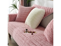 Almofada De Sofá De Pelúcia Simples E Moderna, Capa Universal Quente E Espessa Com Tudo Incluído, Almofada De Janela Saliente De Tatame (rosa, 70 12