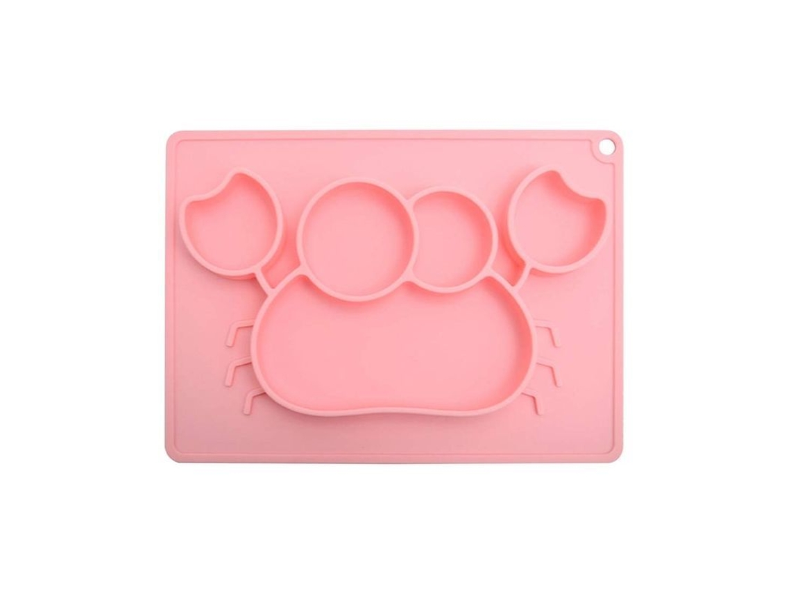 Plato De Silicone Para Bebê Antiderrapante, Lavável Em Lava-louças, Micro-ondas E Forno, Com Capacidade De 342ml