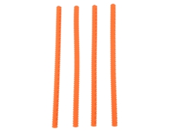 Protetor De Prateleira De Forno Silicone Resistente Ao Calor Laranja 4pcs