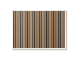 Quadro de vidro magnético com lava vulcânica para o hall Espelharte (70x50 cm)