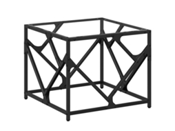 Coffee Table, Coffee Tables Vidaxl Transparente Madeira Processada (50 X 50 X 41 Cm)