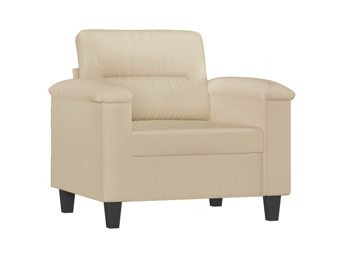 Sofa Chair, Sofa Chairs Vidaxl Creme Microfibra (n/a)