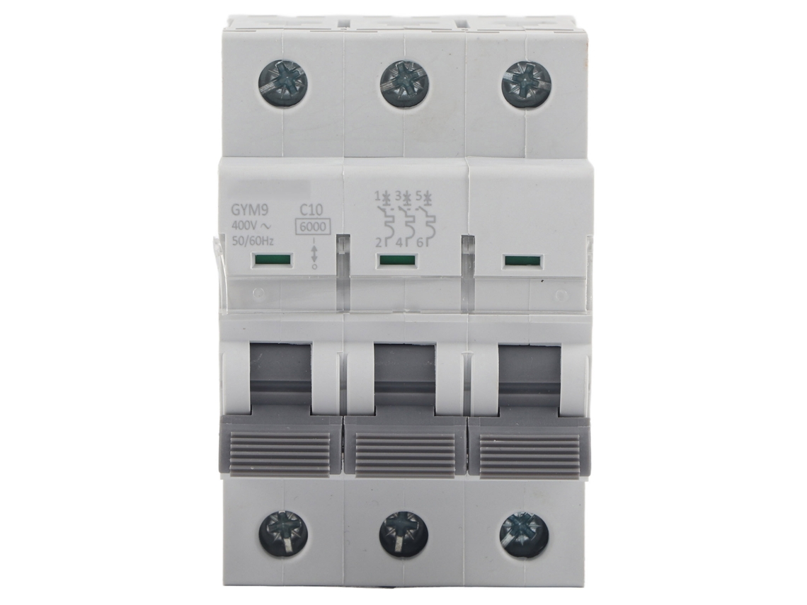 Disjuntor Miniatura 3P 10A 400VAC Gym9 S/MARCA