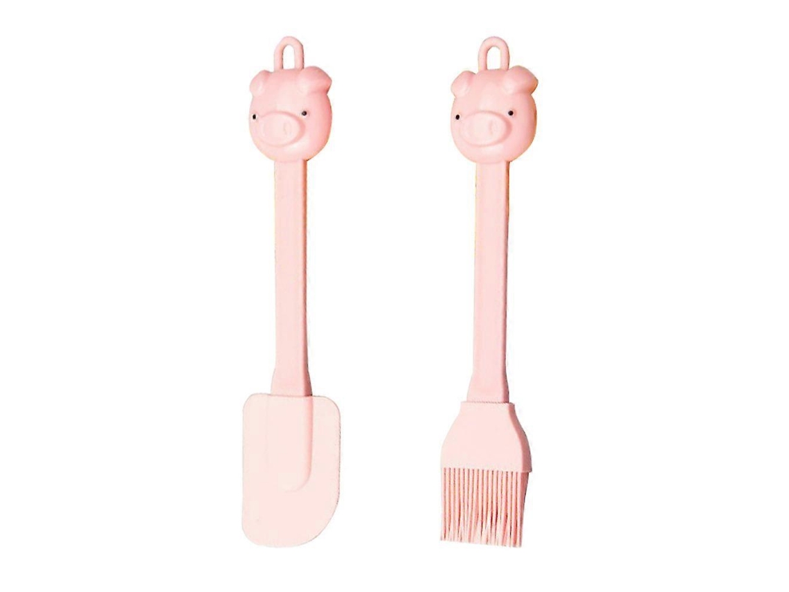 Esptula De Silicone Para Confeitaria, Conjunto Com 3 Unidades, Rosa. Nostalgia88