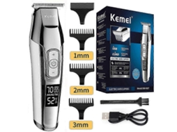 Máquina De Cortar Cabelo Profissional Masculino Aparadores Elétricos Barbeador Sem Fio