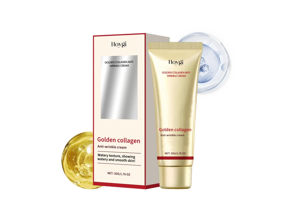 Creme antirrugas com colágeno e ouro