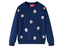Sweatshirt Para Criança Azul-marinho 116