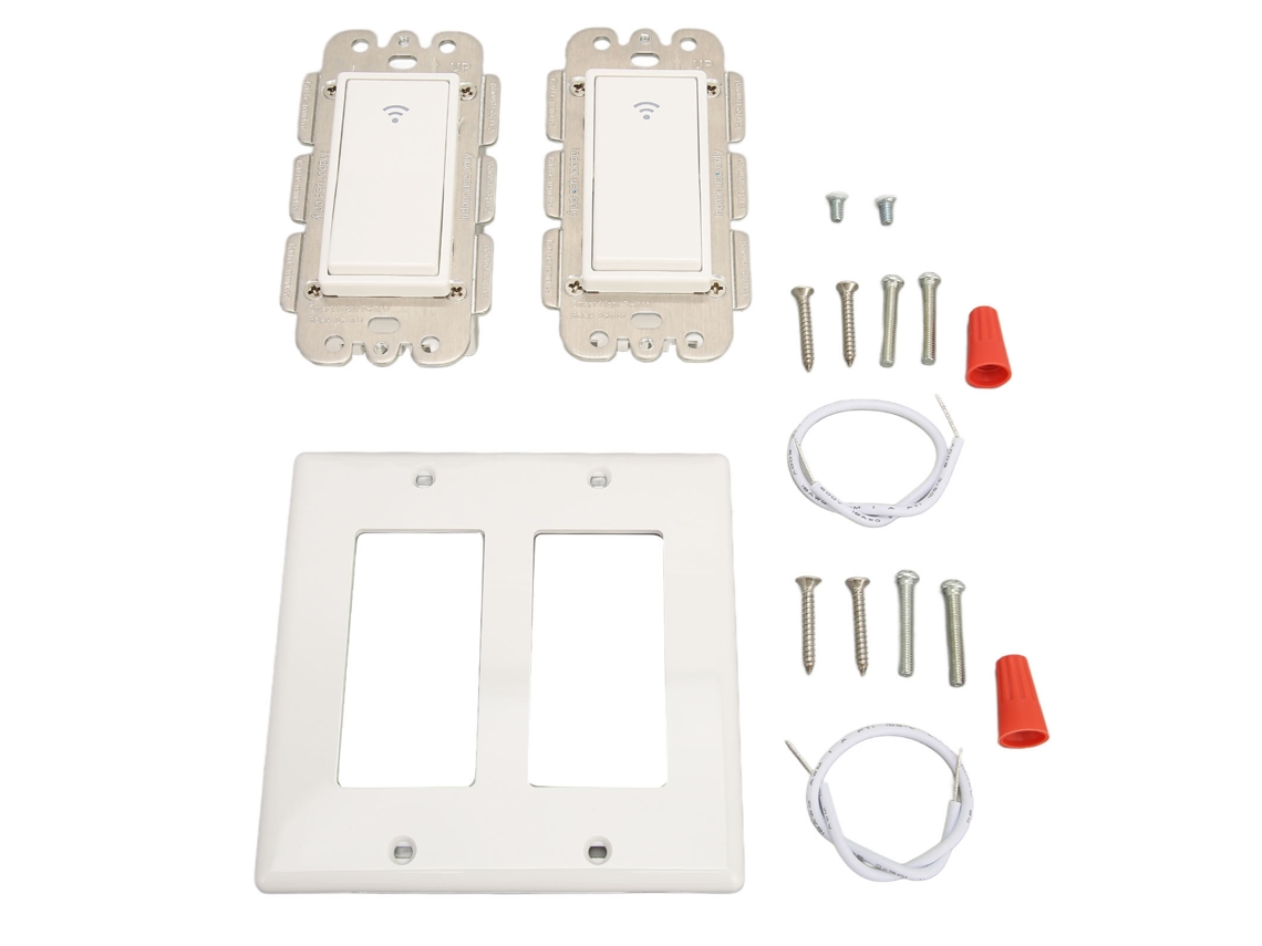 Interruptor Inteligente Wifi Controle Por Voz Parede 2 Tomadas