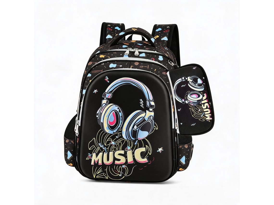 Mochila Escolar 16 Polegadas, Com Suporte Lombar Tressino