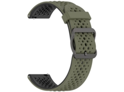 Pulseira De Silicone Respirável De 22 Mm (verde E Preta) Para Xiaomi Redmi Watch 5 Active/watch 5 Lili