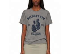 Rockinstone Rocky Movie Hang Low Heather Graphite Adult T-shirt Size:m