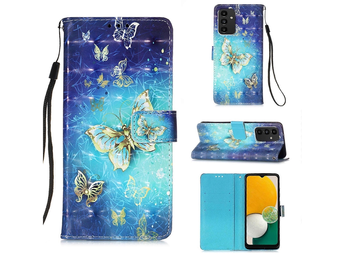 Capa De Couro Flip Horizontal Com Pintura 3d Para Samsung Galaxy A34 5g