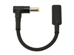 2026zentro-adaptador Usb C Para Dc 5.5x1.7mm Para Carregar Laptops Com Cabo De 100w