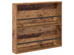 Conjunto 1 Estante De Revistas Vidaxl Castanho Derivados De Madeira (80 X 12 X 70 Cm)