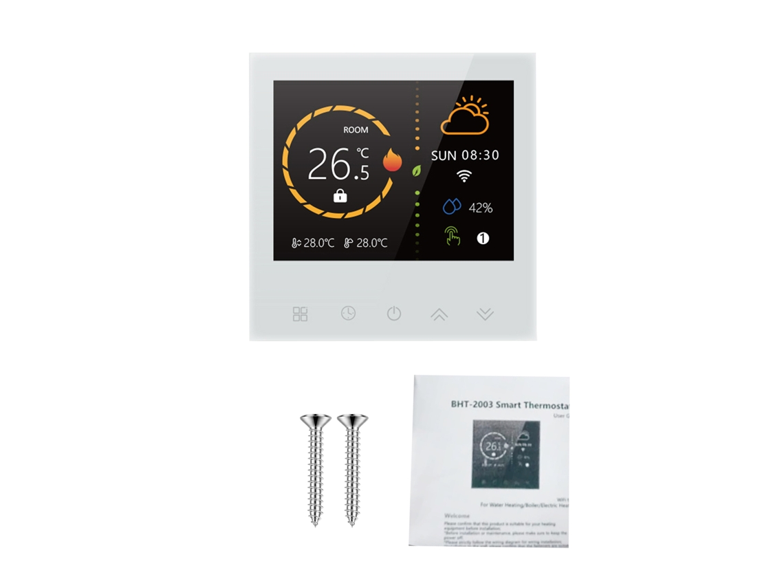 Laxiscreed Termostato De Aquecimento De Piso A Água Com Wi-fi E Tela Digital Intelligente