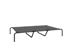 Cama Elevada Aço Tela Lavável Cinza 152x94x23 VOLTEDGE