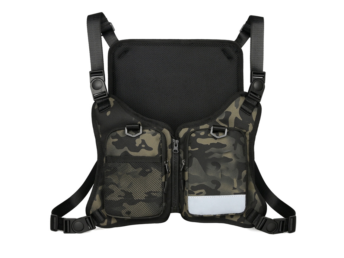 Colete de Corrida com Mochila e Suporte para Celular e Acessórios. BRILVIBERA