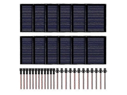Pacote De Mini Painéis Solares Com 12 Células Para Energia Solar, Faça Você Mesmo, Projetos Científicos Carregador De Bateria Olysi Shop