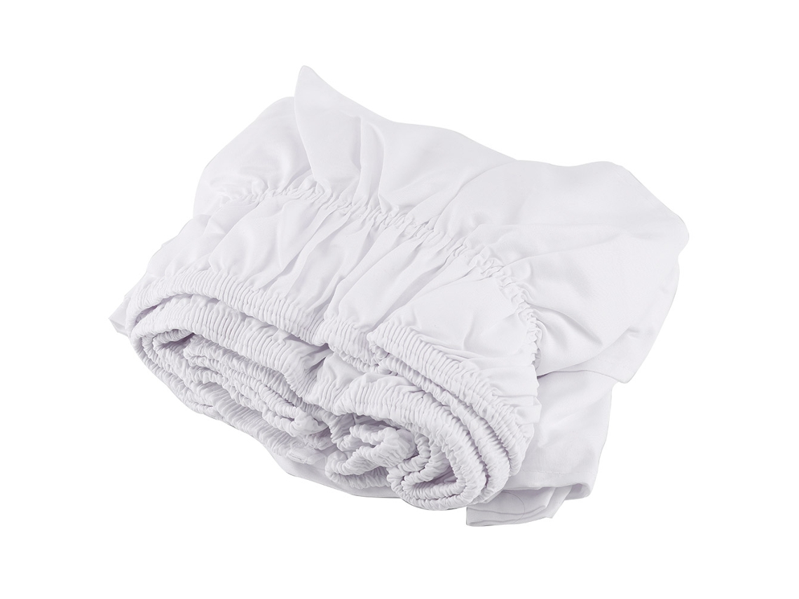 Saia De Cama Eoocoo, Dossel De Cama, Branco, Pregas Elásticas