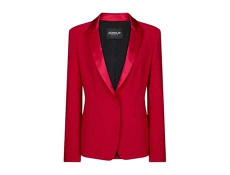 Blazer De Mulher Dondup Giacche Poliéster Vermelho (42)