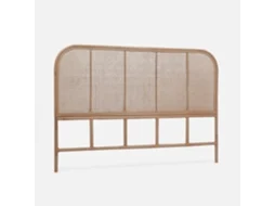 Cabeceira Para Cama De Vime Natural E Cana