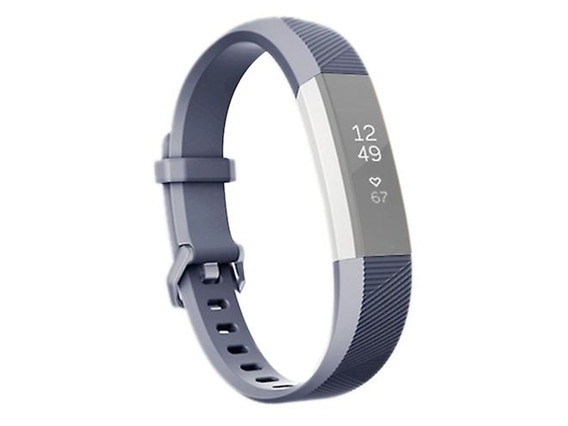 Pulseira De Silicone, Compatível Com Smartwatch Fitbit Alta, Comprimento Aproximado 23, 8 Cm, Cinza Chenille, Acabamento Moderno
