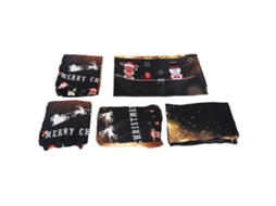 Laxiscreed Conjunto De Natal Com Toalha De Mesa E Capas Para Cadeiras, Decoração De Natal 140x140cm
