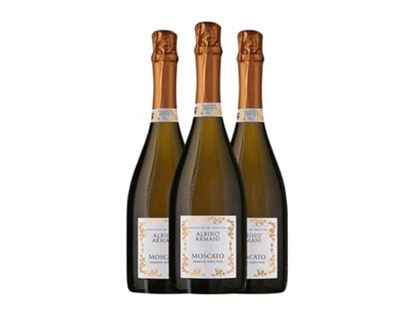 Espumante ALBINO ARMANI Aromatico di Qualité Spumante Mascate Doce Venezia (0.75 L - 3 Unidades)