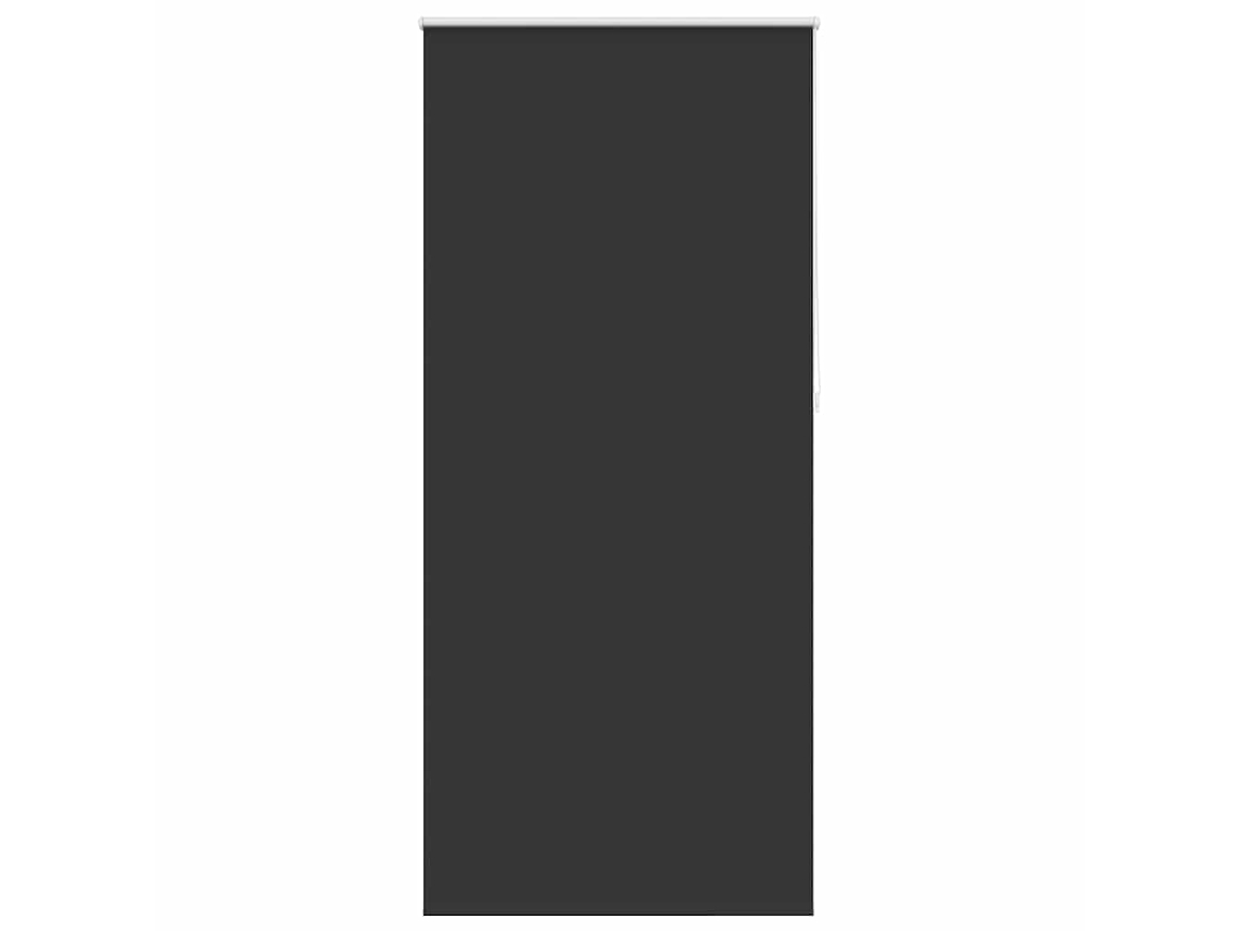 Black Out Roller Blinds, Size Vidaxl Preto Poliéster (120 X 230 Cm)