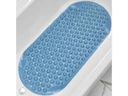 HEXINYIGJLY Tapete Antiderrapante para Banho 88x40cm Azul