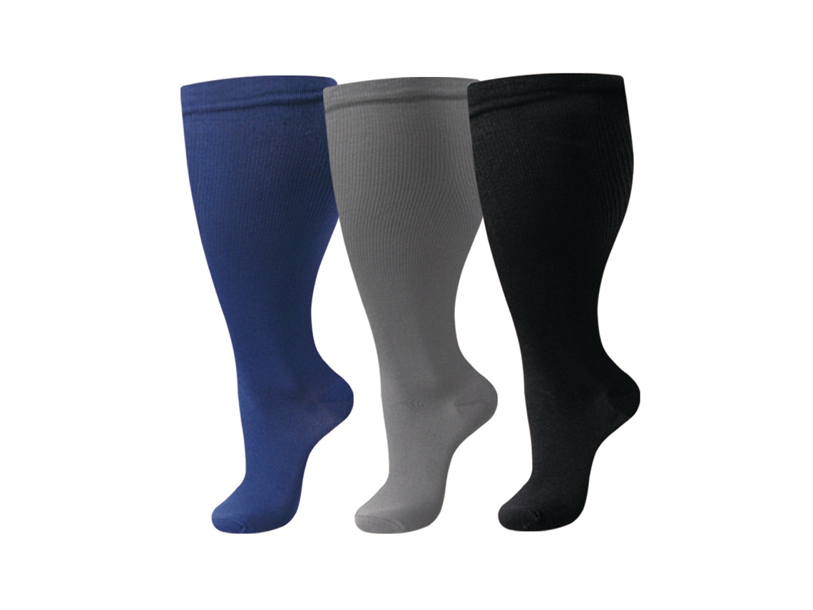 Meias De Compressão Pack 3 Pares 4xl
