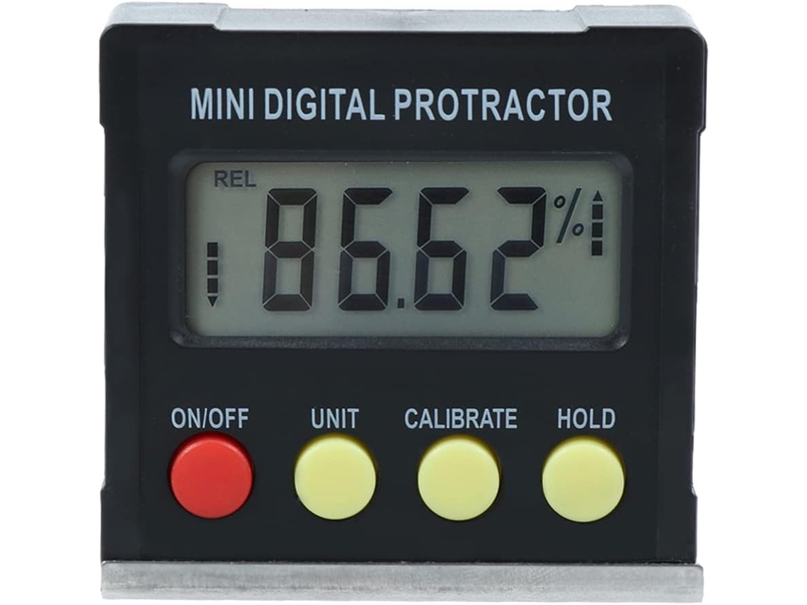 Mini Clinômetro Digital Com Visor, Medidor De Ângulo Para Marcenaria, Construção E Mecânica, Sem Bat Gokoco