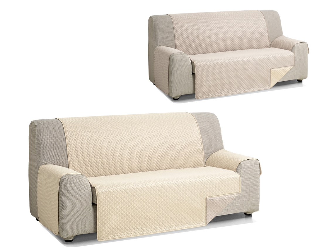 Capa para Sofá de 3 Lugares (32x42x6 cm 100 Poliester Bege) Worten.pt