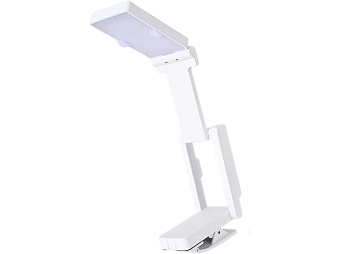 Luminária De Leitura Portátil Recarregável Com Haste Flexível E Iluminação Suave, Perfeita Para Leitura Noturna, Com