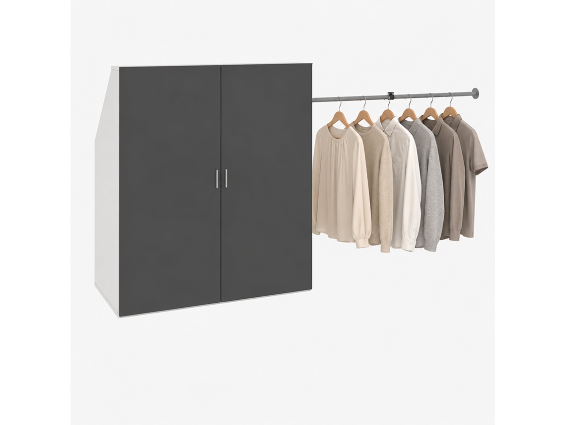 Guarda roupa de Madeira com Teto Inclinado, Dacho L VCM