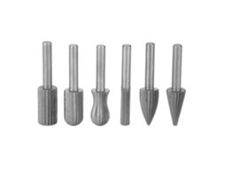 Broca Rotativa De Carboneto De Tungstênio 6pcs Para Geral Com Ponta De 6mm Para Madeira E Metal