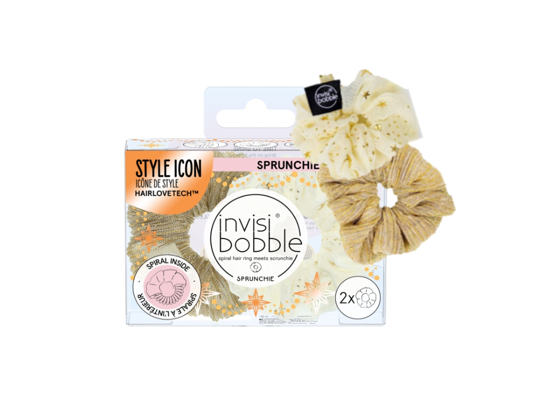 El�stico para o Cabelo INVISIBOBBLE�Sprunchie Time To Shine Bring On The Night Edi��o Limitada (2 unidades)