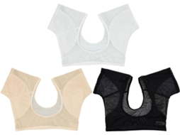 Travesseiros absorventes para axilas Chinlon (pacote com 3 unidades)