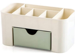 Organizador de Mesa para Maquiagem, Gavetas, Caixa Organizadora de Cosméticos, Organizador de Escritório BRILVIBERA