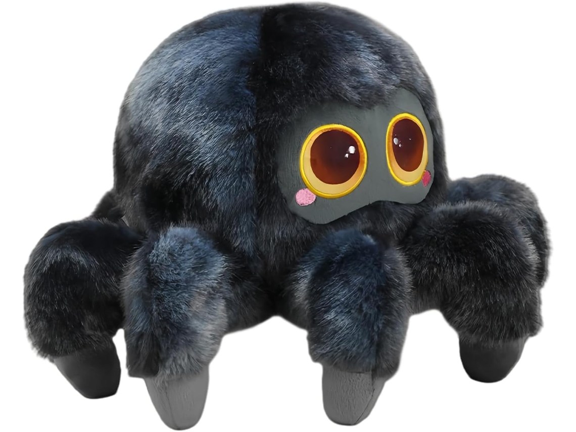 Aranha De Pelúcia De 30cm, Para Quarto, Presente E Decoração
