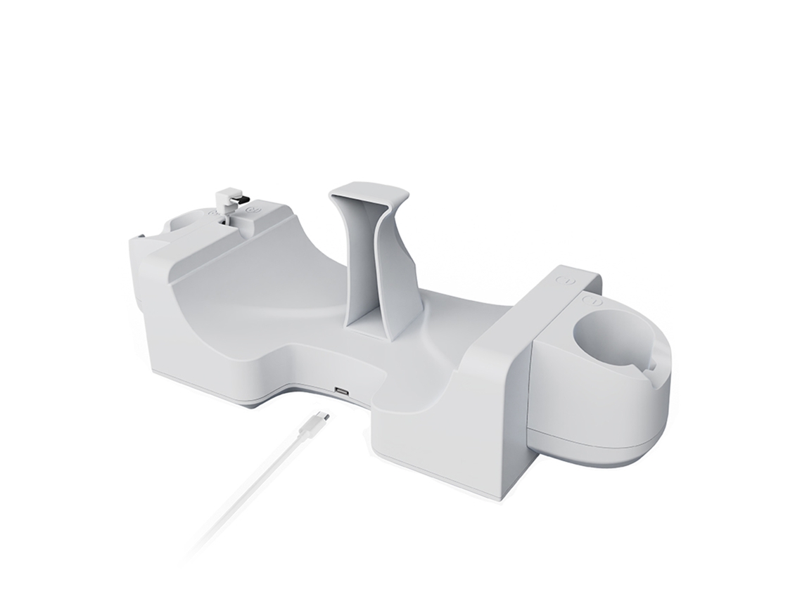 Aetheria base de Carga para Óculos de Vr Quest 3 Suporte de Mesa e Mural com Carga Eficiente e Fixação Segura