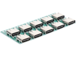 Placa De Conectores Usb C 3.1 Para Diy, 10 Peças, Adaptador Fêmea, Placa Conversora, Pcb, Transmissã Gokoco