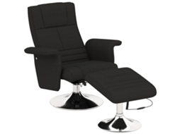 Cadeira de Massagem com Apoio para os Pés e Encosto Ajustável SINI TECH STORE (78x95x88 cm) Preta