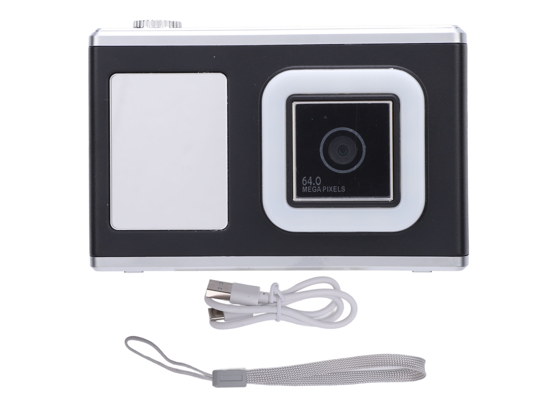 Câmera digital Raum para vlogs e vídeos, DV com tela de 2,4 polegadas.