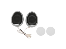 Tweeters Dome Carro 98db 1000w Prata 2 Unidades