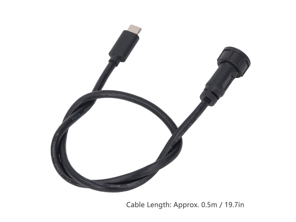 Cabo Usb C Macho Para Macho 0.5m À Prova D'água