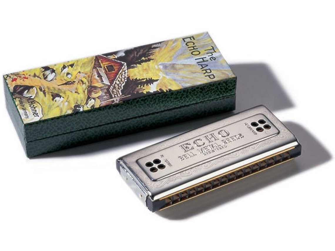 Harmónica HOHNER Echo Harp 64 (Afinação: C/G - Aço Inoxidável)