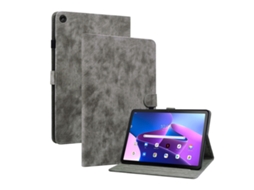 Capa Protetora Halinuia Para Lenovo Tab M10 10.1 3rd Gen Estojo De Couro Pu Com Padrão De Tigre