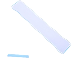 Apoio De Pulso Em Silicone Transparente Para Teclado E Mouse, Suporte Ergonômico Para O Pulso, Almofada Confortável E Elástica Gokoco